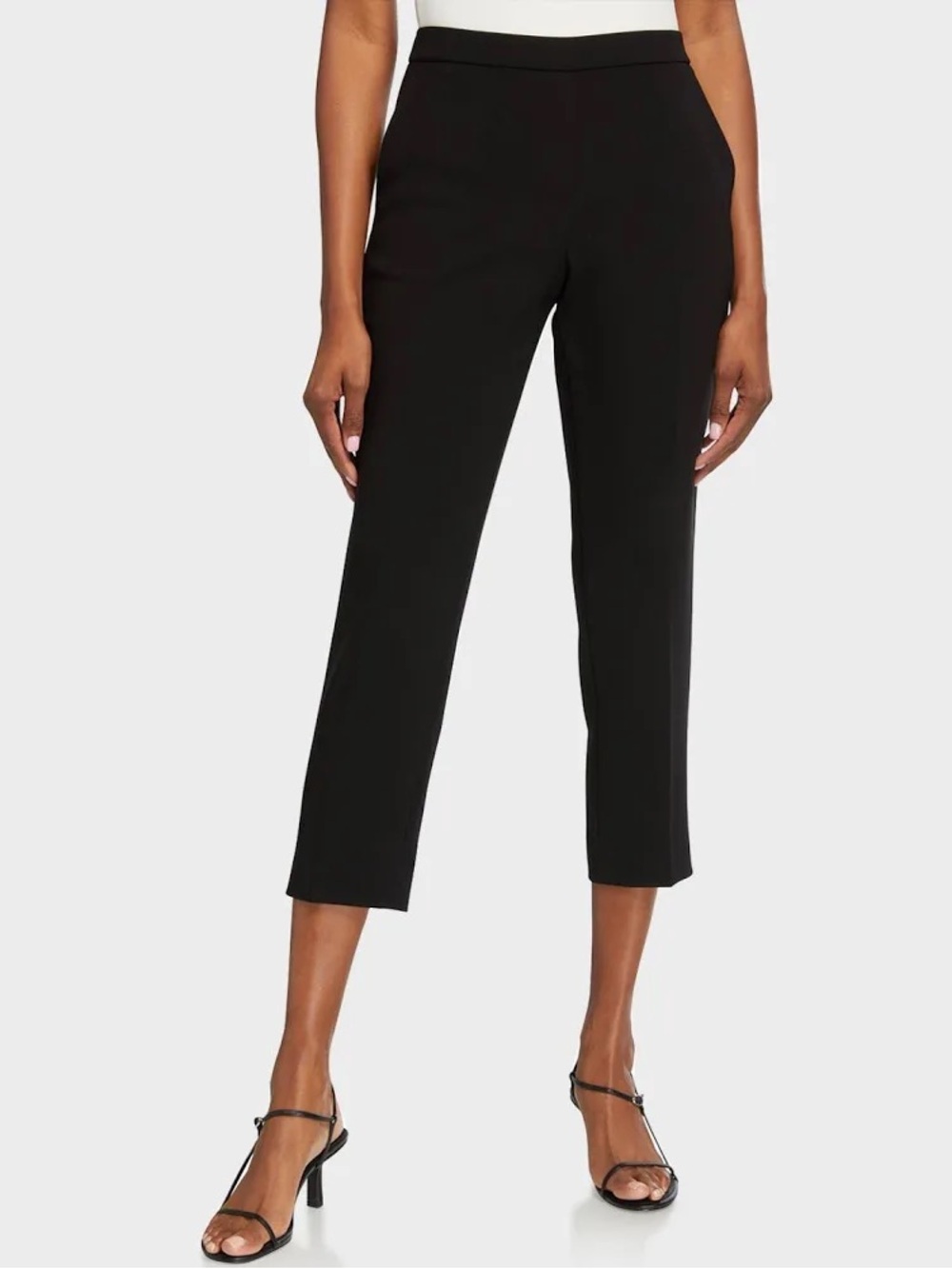 Theory Women's Treeca Pull On Pants in Black Size 2